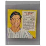 1955 RED MAN TOBACCO AL ROSEN 1953 AL MVP Creases