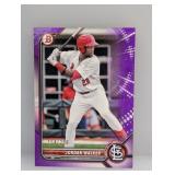 2022 Bowman Prospect Purple Jordan Walker SP /250