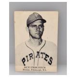 1947 Tip Top Bread Nick Strincevich Pirates Stains