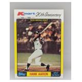1982 Hank Aaron Topps Kmart MVP Series Stain