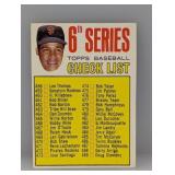 1967 TOPPS JUAN MARICHAL CHECKLIST UNCHECKED 454