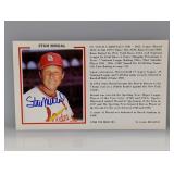 4x6 Stan Musial Auto Postcard Stan The Man Inc