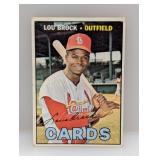 1967 Topps Lou Brock #285 Crease/MK