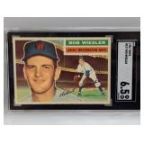 1956 TOPPS BASEBALL Bob Wiesler #327 SGC 6.5