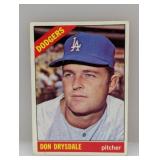 1966 Topps Don Drysdale #430 Stain/Surface