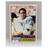 1981 Topps Rookie #150 All-Pro Kellen Winslow