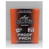 2024 Leaf Metal Collective Football 1/1 Proof Pack