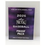 2026 Leaf Metal Baseball 1/1 Proof Pack