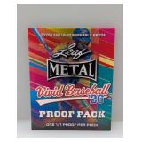 2026 Leaf Metal Vivid Baseball 1/1 Proof Pack