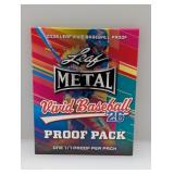 2026 Leaf Metal Vivid Baseball 1/1 Proof Pack