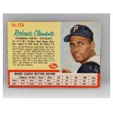 1962 Post Cereal Roberto Clemente #173 Edges/Stain