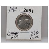 1967 80% Silv Canada Quarter