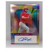 2022 Leaf Alec Burleson Autograph SP 28/40