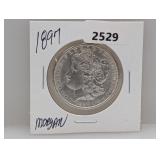 1897 90% Silv Morgan $1 Dollar