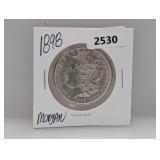 1898 90% Silv Morgan $1 Dollar