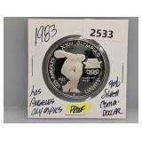 1983 PF LA Olympics Comm 90% Silv $1