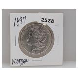 1897 90% Silv Morgan $1 Dollar