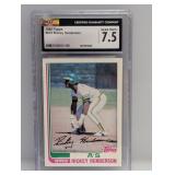 1982 Topps Rickey Henderson #610 CGC 7.5
