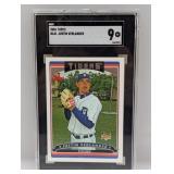 2006 Topps Justin Verlander Rookie SGC 9