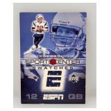 2005 Tom Brady UD Espn Swatches Relic Corners/Edge