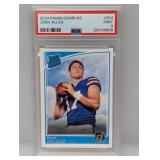 2018 Panini Donruss Josh Allen RC #304 PSA 9