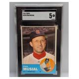 1963 Topps Stan Musial #250 SGC 5