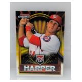 2011 Bryce Harper Bowman Chrome Gold Ref Surface