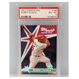 2001 Topps Stars Albert Pujols RC #198 PSA 8