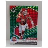 2020 Mosaic Green Prizm SB MVPs Patrick Mahomes