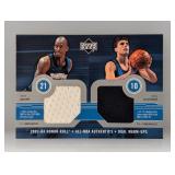 2003-04 Kevin Garnett Wally Szczerbiak UD 2x Relic