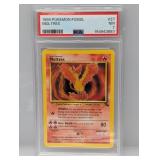 1999 Pokemon Fossil Moltres #27 PSA 7
