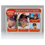 1969 TOPPS LEADERS DENNY McLAIN-31 GAME WINNER