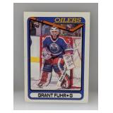 1990 Topps Grant Fuhr #32 Surface