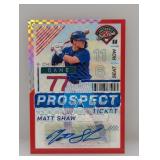 2024 Panini Prospect Matt Shaw Auto #22/99