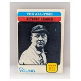 1973 TOPPS ALL-TIME VICTORY LEADER CY YOUNG