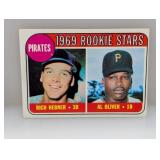 1969 TOPPS RICH HEBNER/AL OLIVER PIRATES ROOKIES