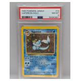 1999 Pokemon Jungle Vaporeon Holo #12 PSA 8