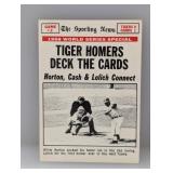 1969 TOPPS WSG2 TIGER HOMERS DECK CARDS