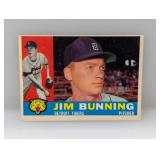 1960 TOPPS Baseball JIM BUNNING HOF