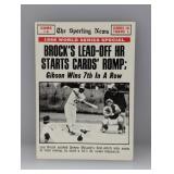 1969 TOPPS WSG4 BROCKï¿½S LEAD-OFF STARTS CARDS ROMP