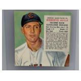 1953 RED MAN TOBACCO ROBERTO AVILA CHAMPION Damage