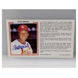 4x6 Stan Musial Auto Post Card Stan the Man Inc