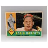 1960 TOPPS ROBIN ROBERTS HOF Crease/Surface