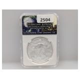 NCG 2005 1oz .999 Silv Eagle Gem BU MS++ $1 Dollar