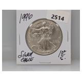 1996 1oz .999 Silv Eagle $1 Dollar