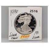 1996 PF 1oz .999 Silv Eagle $1 Dollar