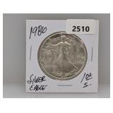 1986 1oz .999 Silv Eagle $1 Dollar