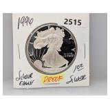 1996 PF 1oz .999 Silv Eagle $1 Dollar