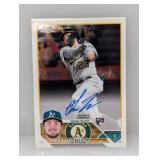 2023 Shea Langeliers Topps Chrome RC Auto