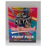 2026 Leaf Metal Vivid Baseball 1/1 Proof Pack